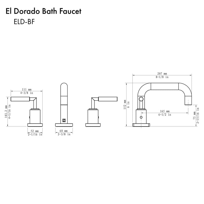 ZLINE El Dorado Bath Faucet (ELD-BF)