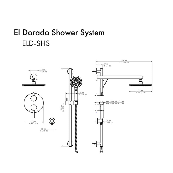 ZLINE El Dorado Shower System (ELD-SHS)