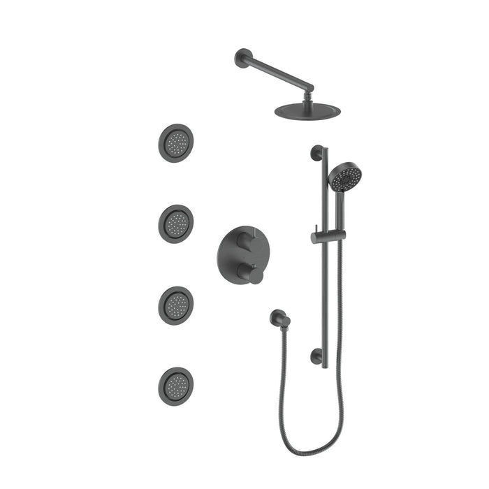 ZLINE Emerald Bay Thermostatic Shower System with Body Jets (EMBY-SHS-T3)