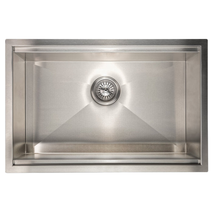 ZLINE 27 in. Garmisch Undermount Single Bowl Kitchen Sink with Bottom Grid and Accessories (SLS)