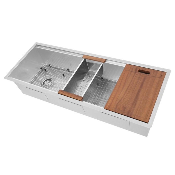 ZLINE 45 in. Garmisch Undermount Single Bowl Kitchen Sink with Bottom Grid and Accessories (SLS-45)