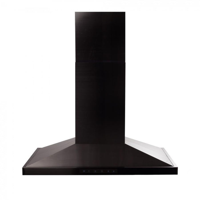 ZLINE Convertible Vent Island Mount Range Hood in Black Stainless Steel (BSGL2iN)