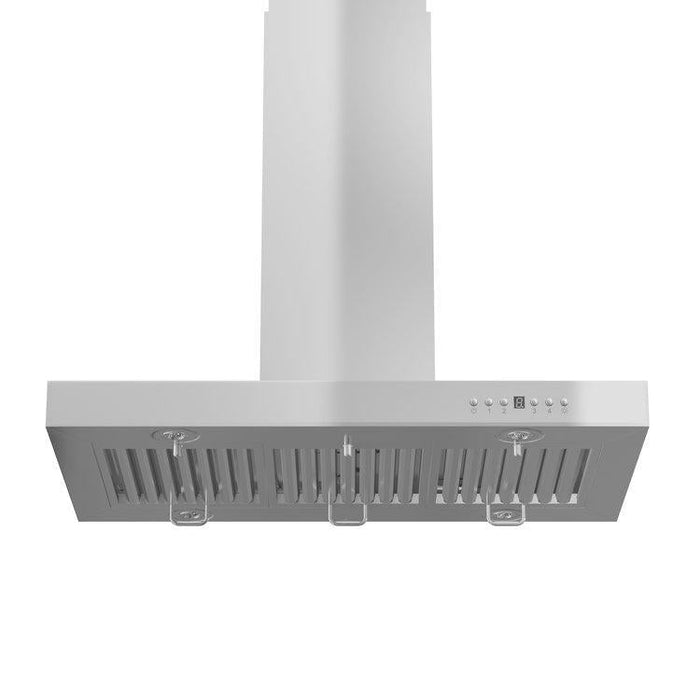 ZLINE Convertible Vent Island Mount Range Hood in Stainless Steel (KE2i)