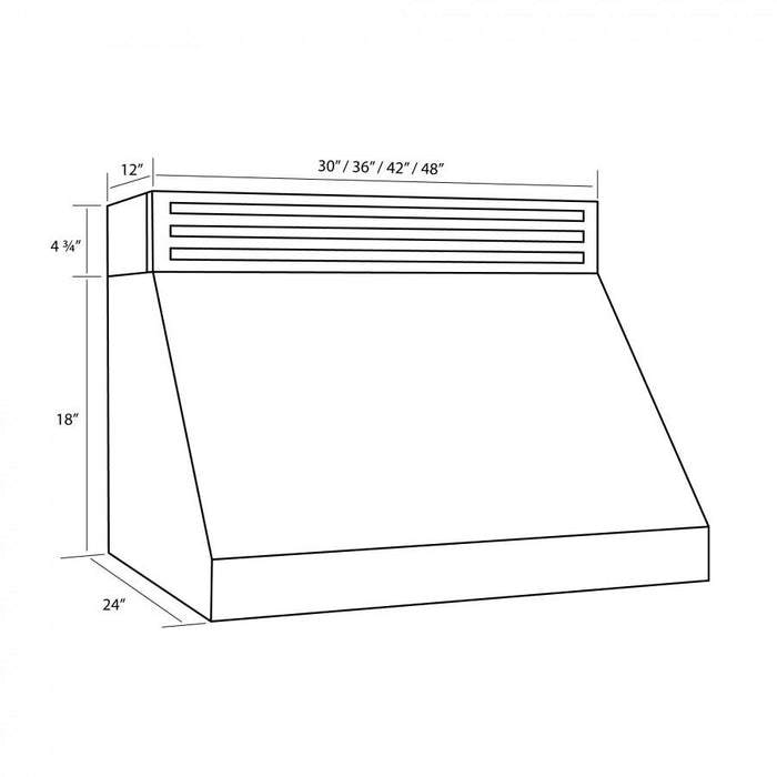 ZLINE Recirculating Under Cabinet Range Hood in Stainless Steel (RK523)