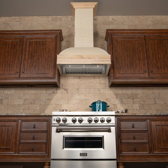 ZLINE Unfinished Wooden Wall Mount Range Hood (369UF)