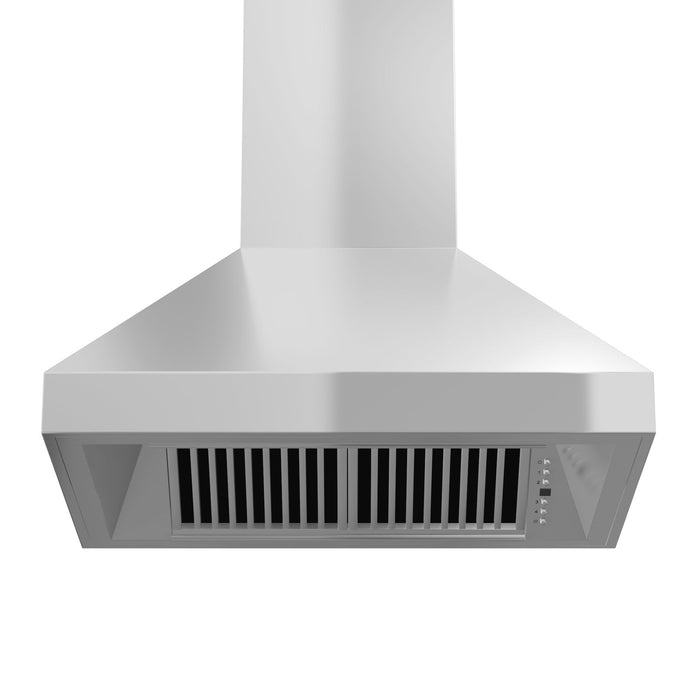 ZLINE Professional Convertible Vent Wall Mount Range Hood in Stainless Steel (597)