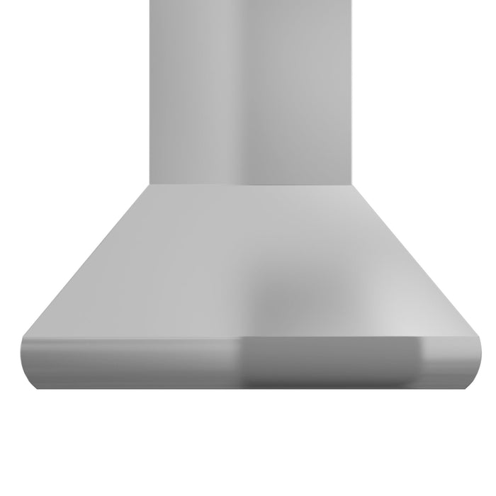 ZLINE Wall Mount Range Hood In Stainless Steel - Includes Remote Blower Options (587-RD/RS)