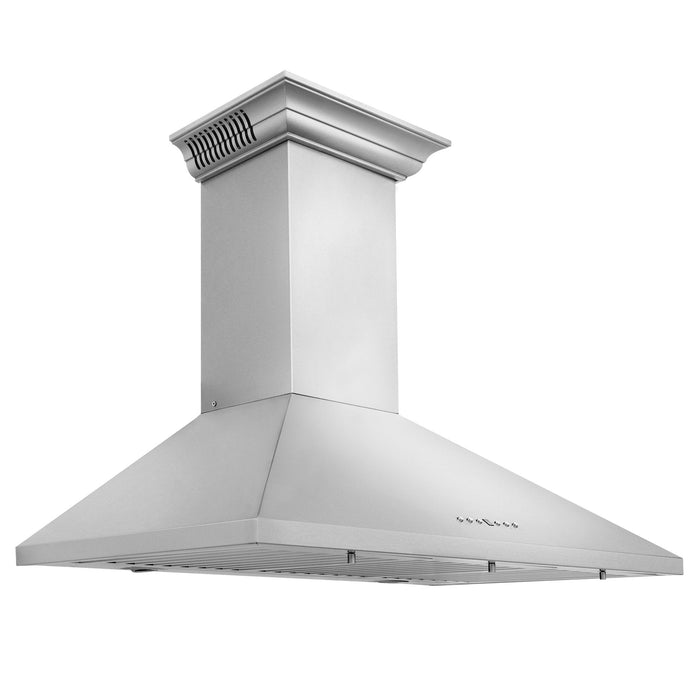 ZLINE 30 in. Ducted Vent Wall Mount Range Hood in Stainless Steel with Built-in ZLINE CrownSound Bluetooth Speakers (KL2CRN-BT)