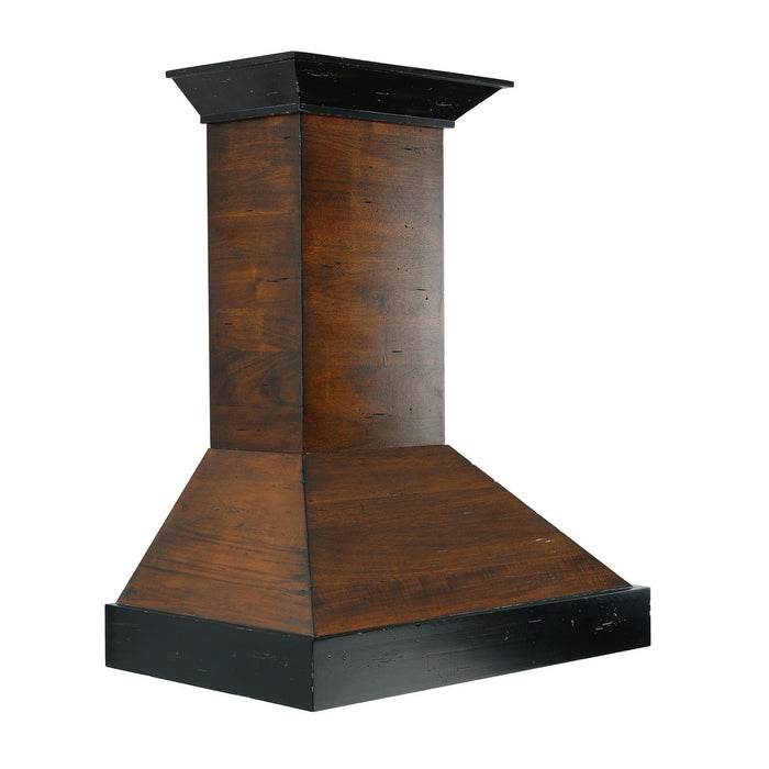 ZLINE Convertible Vent Wooden Wall Mount Range Hood in Antigua and Walnut (KBAR)