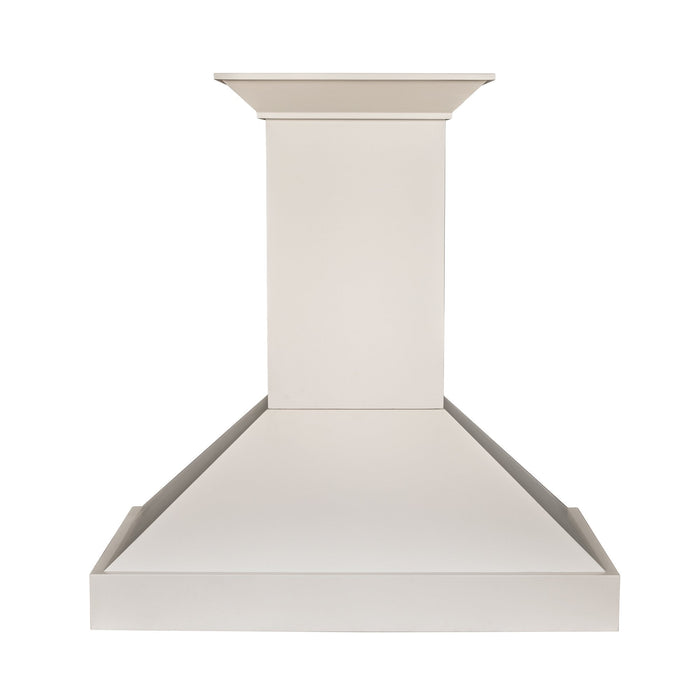 ZLINE Ducted Wooden Wall Mount Range Hood in Cottage White (KBTT)